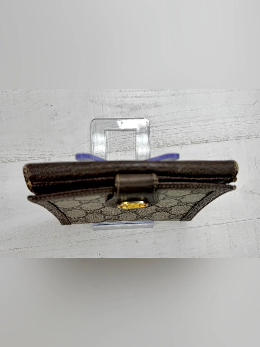 Gucci Vintage GG Supreme French Wallet / Compact Bifold Wallet Made in Italy - Picture 4 of 13